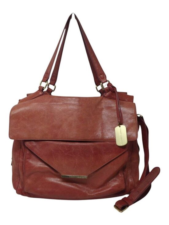 Vince Camuto Handbags - Vince Camuto Red Leather Shoulder‎ Bag Satchel Tote Crossbody Purse